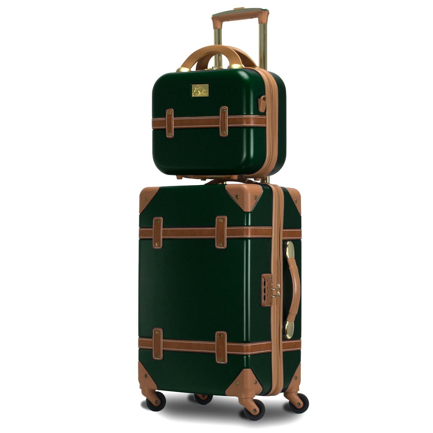 Chariot Gatsby 2-Piece Hardside Carry-On Spinner Luggage Set - Ivory