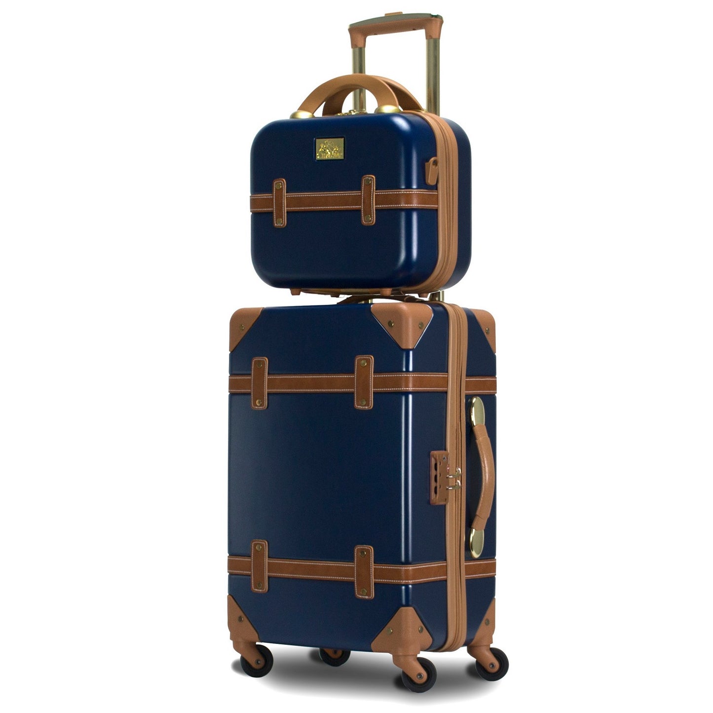 Chariot Gatsby 2-Piece Hardside Carry-On Spinner Luggage Set - Ivory