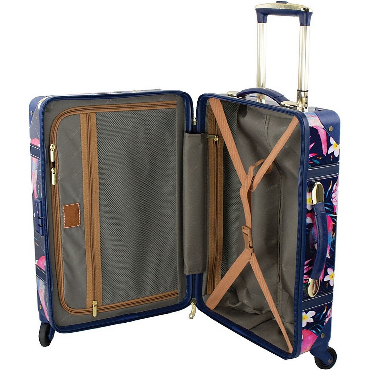 Chariot Gatsby 2-Piece Hardside Carry-On Spinner Luggage Set - Ivory