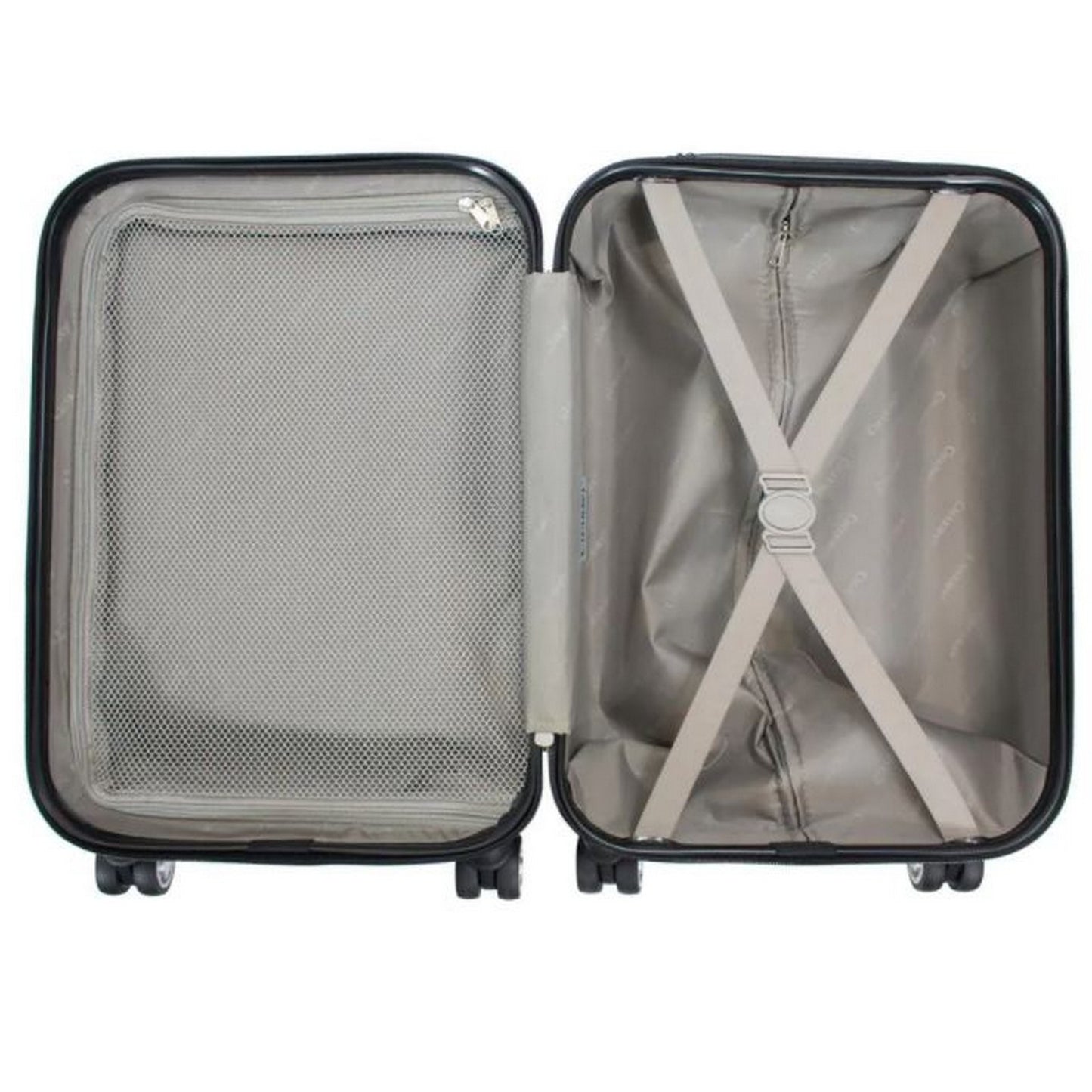 Chariot Duro 20-inch Carry-On Spinner Luggage with Laptop Pocket - Grey