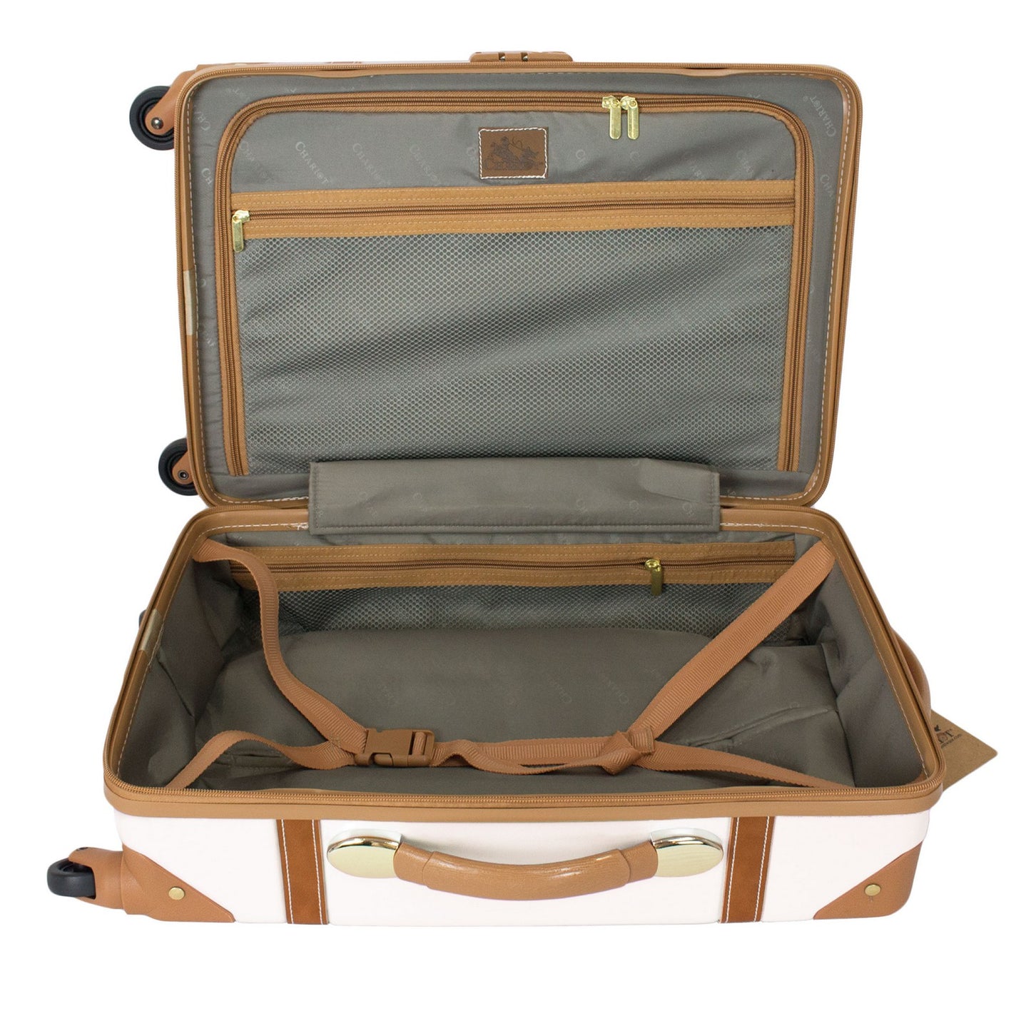 Chariot Gatsby 2-Piece Hardside Carry-On Spinner Luggage Set - Ivory