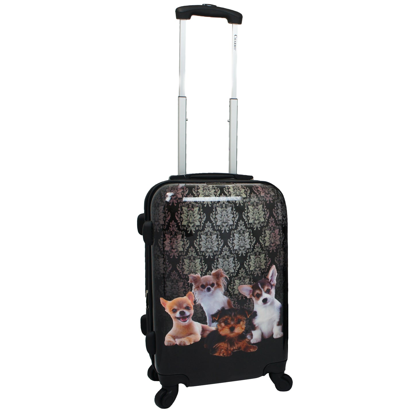 Chariot 20" Lightweight Spinner Carry-On Upright Suitcase - Cat Pilots