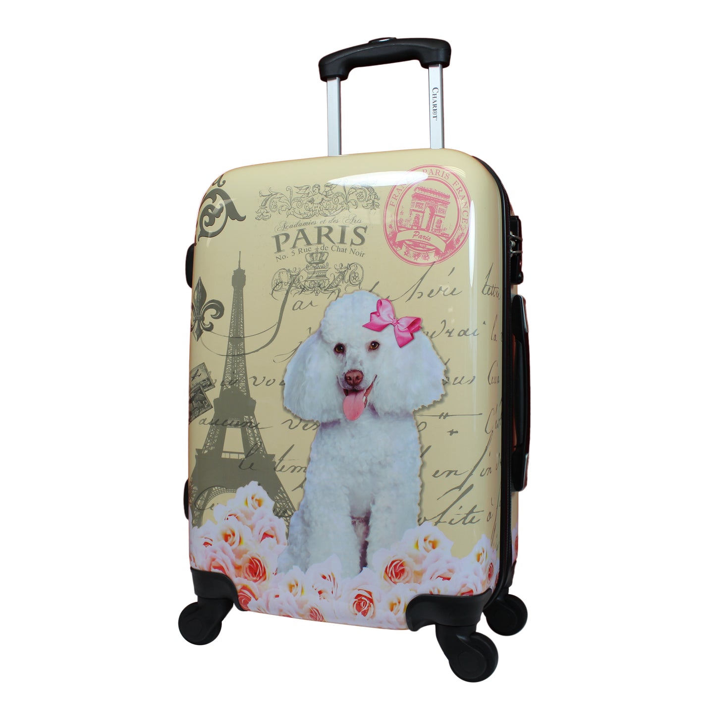 Chariot 20" Lightweight Spinner Carry-On Upright Suitcase - Cat Pilots