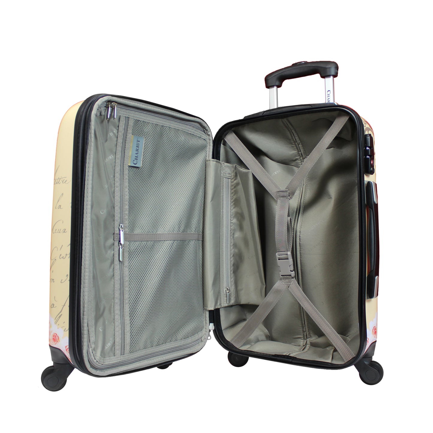 Chariot 20" Lightweight Spinner Carry-On Upright Suitcase - Cat Pilots