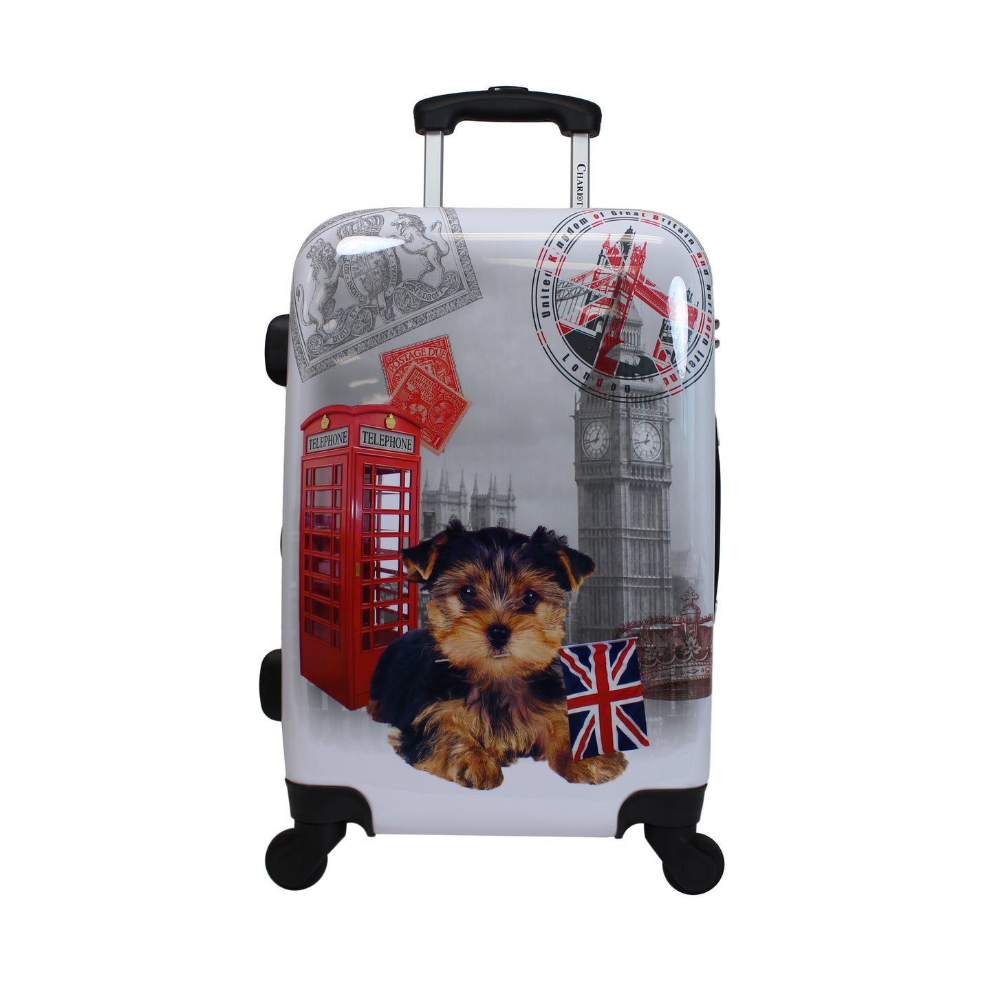 Chariot 20" Lightweight Spinner Carry-On Upright Suitcase - Cat Pilots
