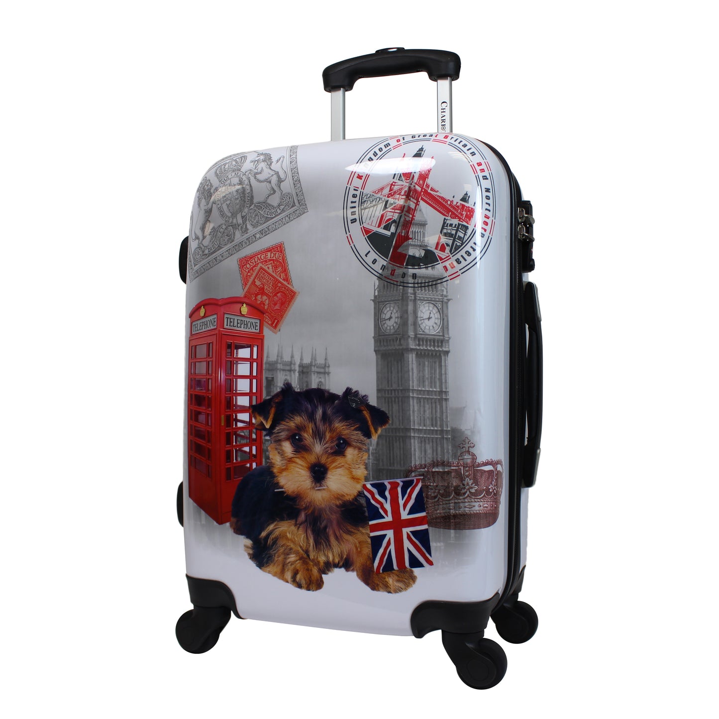 Chariot 20" Lightweight Spinner Carry-On Upright Suitcase - Cat Pilots