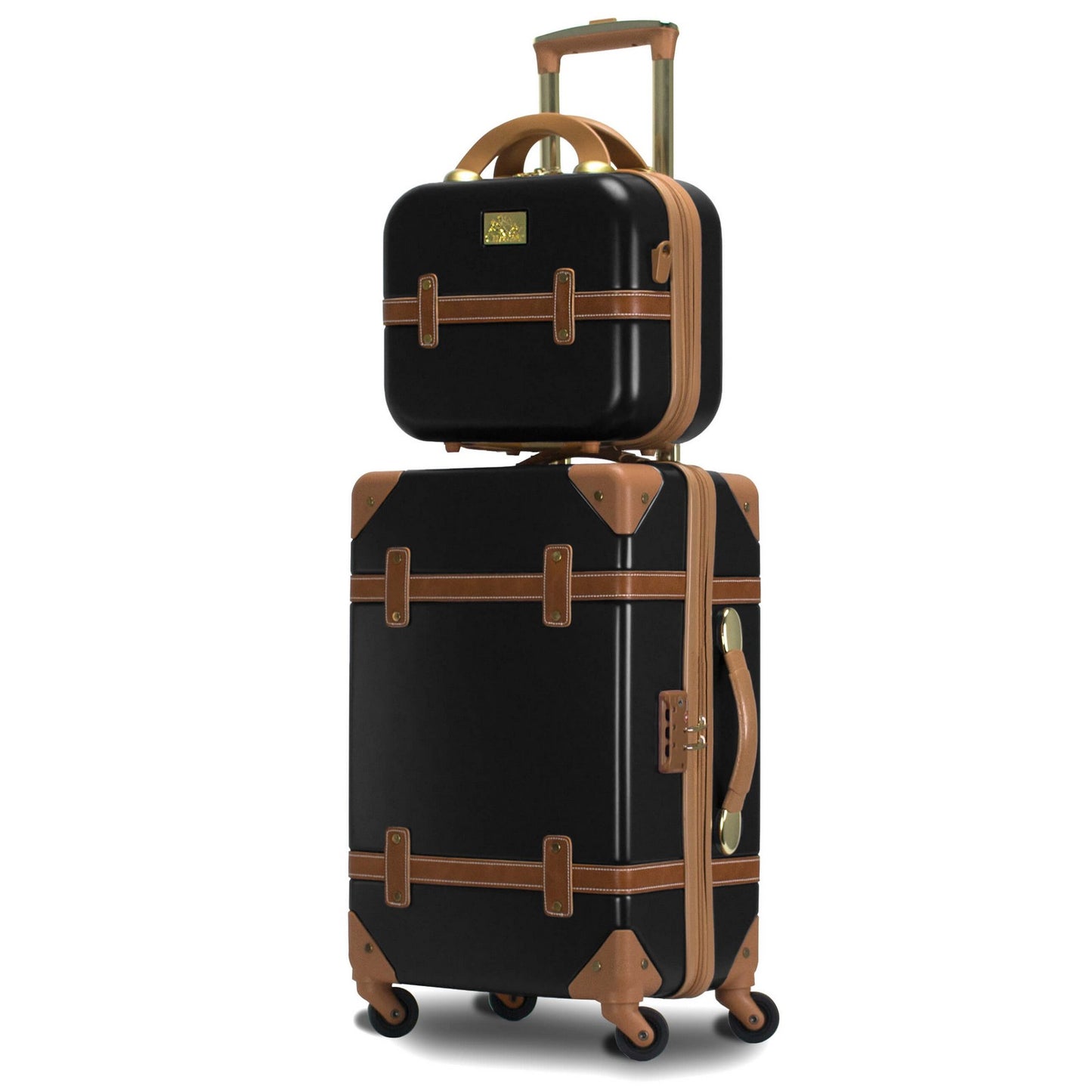 Chariot Gatsby 2-Piece Hardside Carry-On Spinner Luggage Set - Ivory
