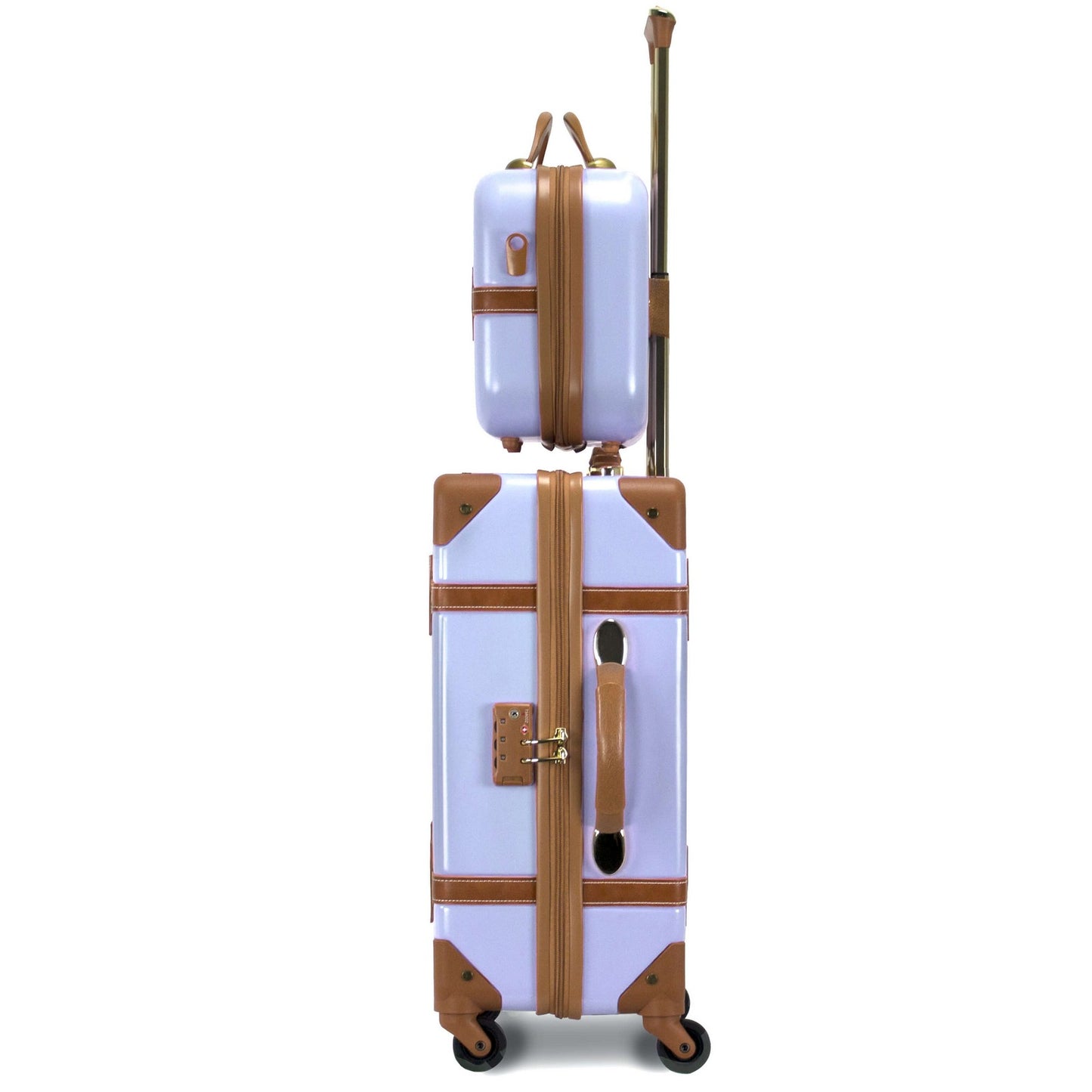 Chariot Gatsby 2-Piece Hardside Carry-On Spinner Luggage Set - Ivory