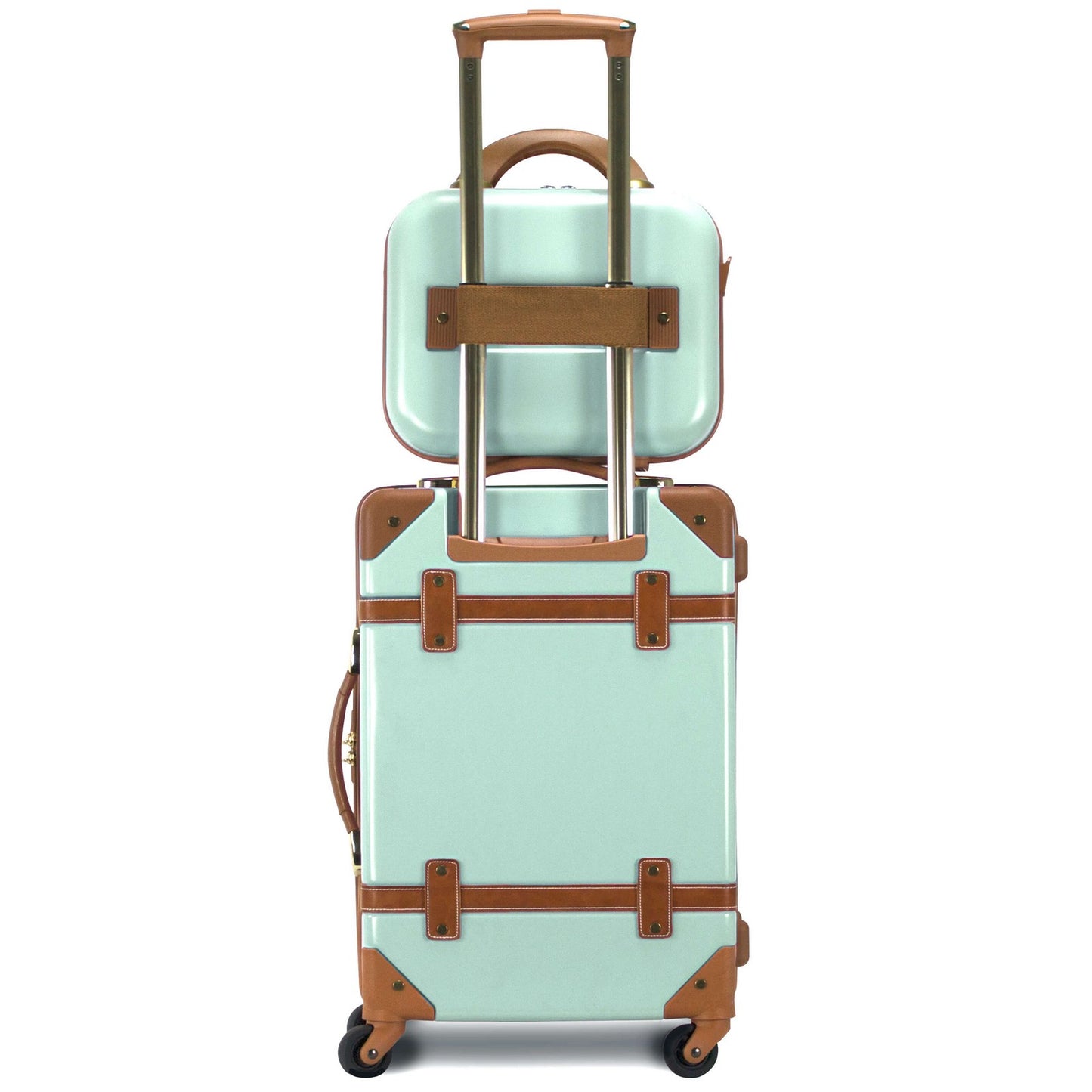Chariot Gatsby 2-Piece Hardside Carry-On Spinner Luggage Set - Ivory
