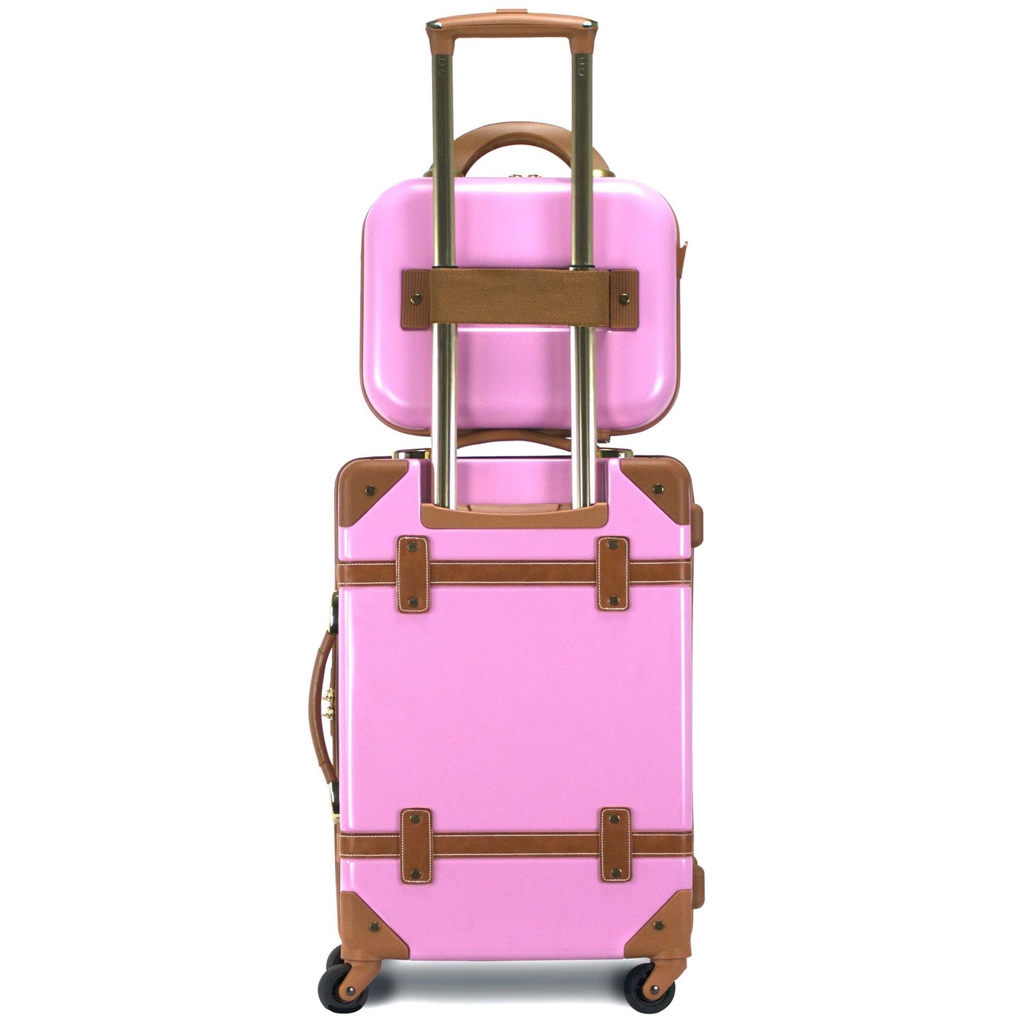 Chariot Gatsby 2-Piece Hardside Carry-On Spinner Luggage Set - Ivory