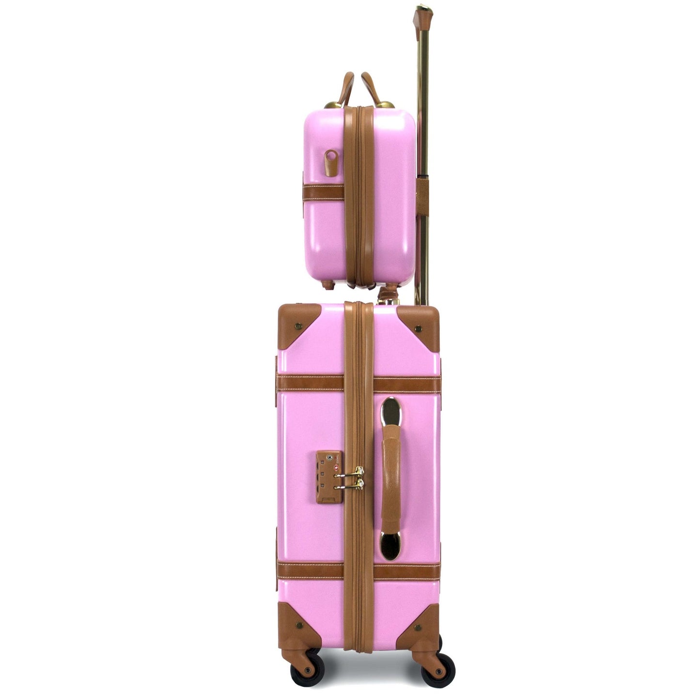 Chariot Gatsby 2-Piece Hardside Carry-On Spinner Luggage Set - Ivory