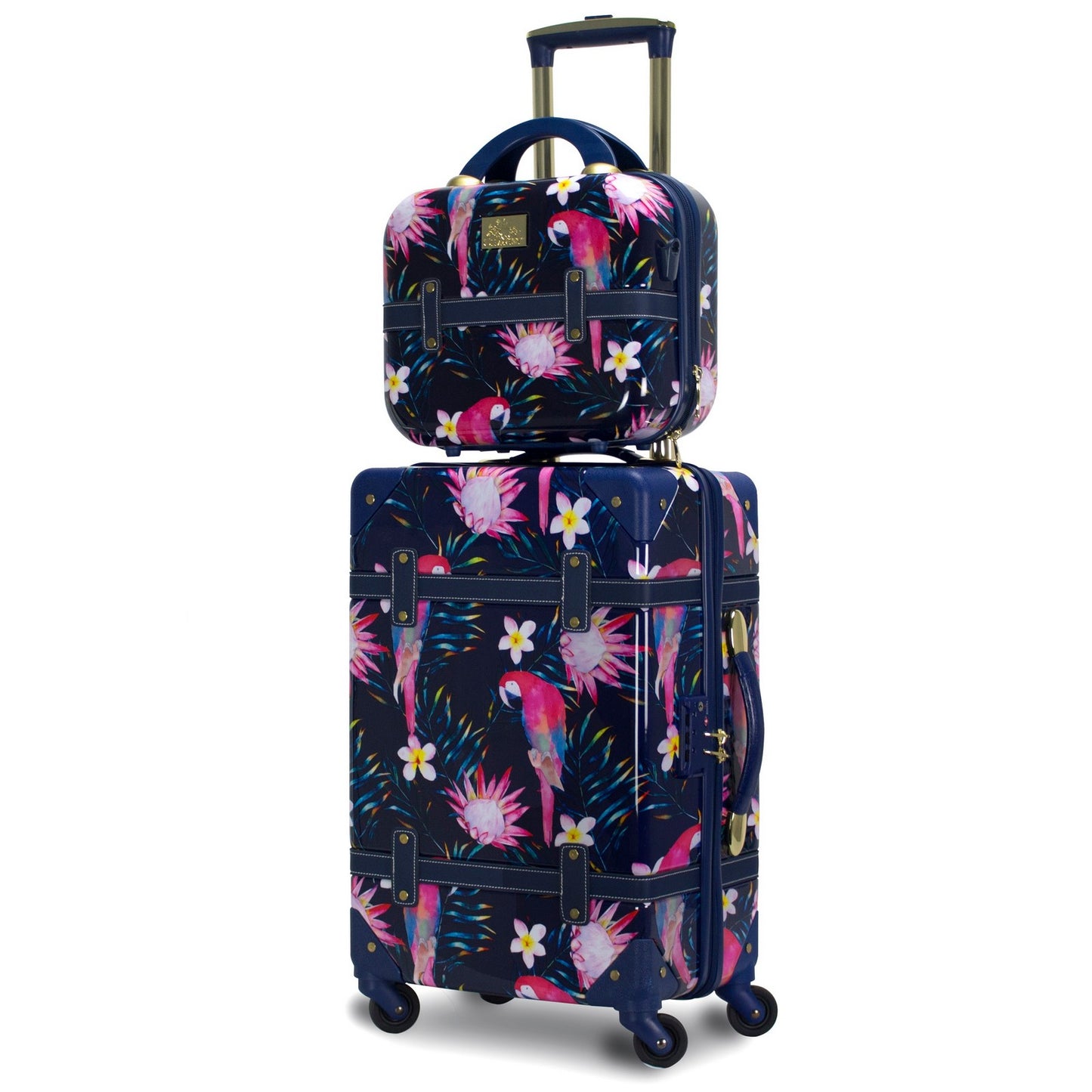 Chariot Gatsby 2-Piece Hardside Carry-On Spinner Luggage Set - Ivory